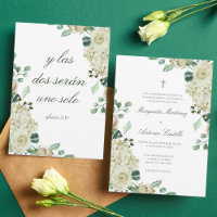 Megan Invitación de Boda Cristiana Wedding