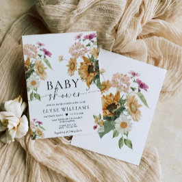 Convite Meia Caiu no Chá de fraldas de outono