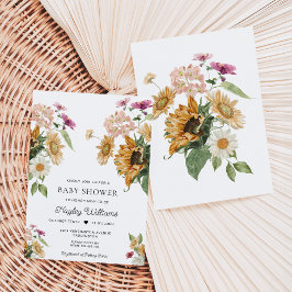 Convite Meia Caiu no Chá de fraldas de outono