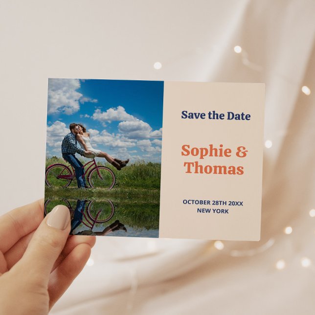 Convite Meio século Retro Wedding (Criador carregado)