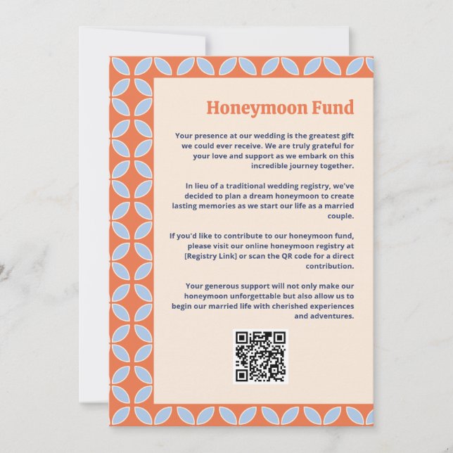 Convite Meio século Retro Wedding (Frente)