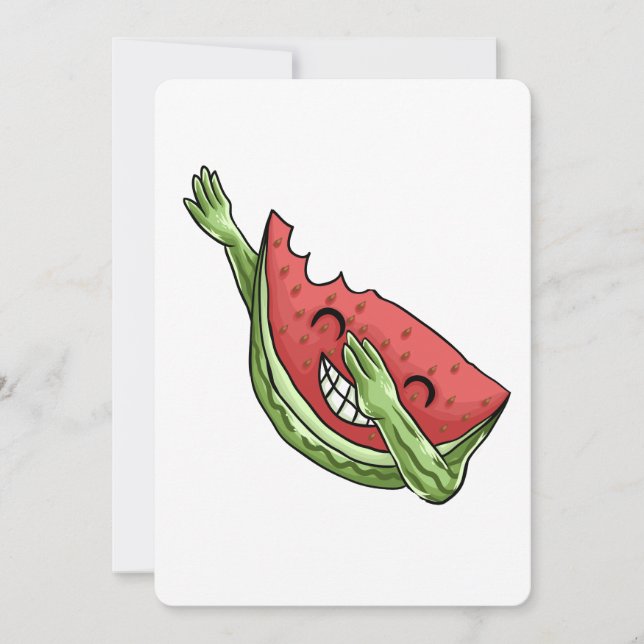 Convite melancia (Frente)