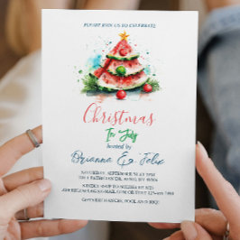 Convite Melancia I Natal Em Julho