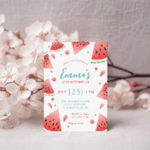 Melancia Splash Festa de aniversário de Verão