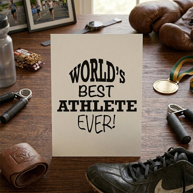 Convite Melhor Atleta de Todos os Tempos (Criador carregado)