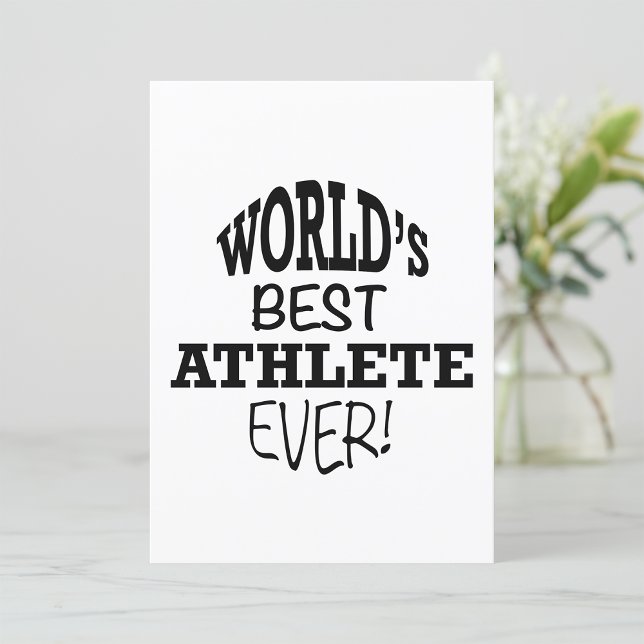 Convite Melhor atleta do mundo (Criador carregado)