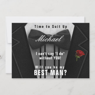 Convite Melhor Homem, Tuxedo - Convide Para Sair