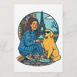Convite Melhor Mãe de Cachorro de Todos os Tempos em Paris