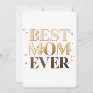 Convite Melhor Mãe de Todos Minimalista Dia das Mães Sof