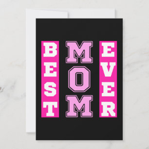 Convite Melhor Mãe do Mundo Tipografia Rosa Presentes do D
