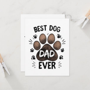Convite Melhor Pai de Cachorro de Todos os Tempos – Adoráv