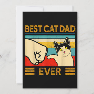 Convite Melhor Pai de Gato Engraçado Papai de Gato