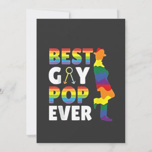 Convite Melhor Pai de Pop do Mês do Orgulho LGBT do Gay