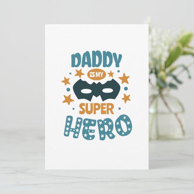 Convite Melhor Papai do Mundo  (Em pé/Frente)