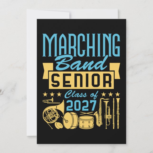 Convite Membro Sênior da Banda Marcial 2027 (Frente)