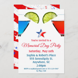 Convite Memorial Day Cocktail Party