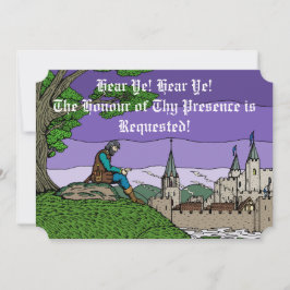 Convite Memórias de Camelot