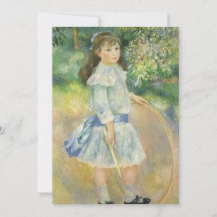 Convite Menina com Brinco de Argola de Pierre Renoir, Fest