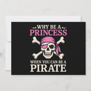 Convite Menina Engraçada Porque Ser Princesa Quando Você P