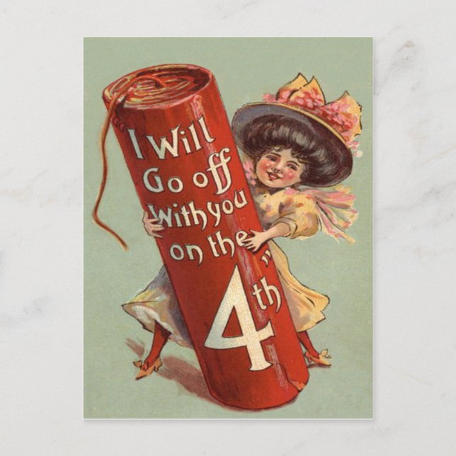 Convite Menina Fogos de Artifício (Frente)