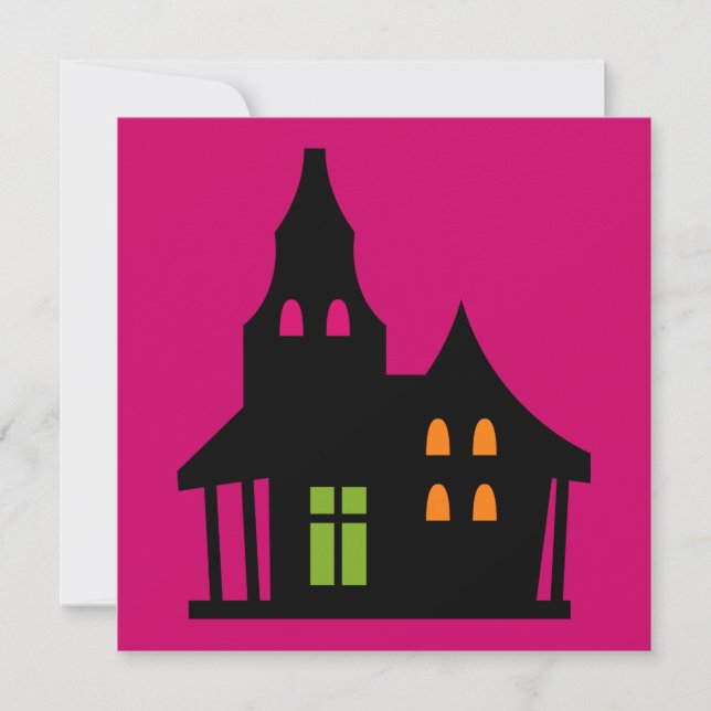 Convite Menina loura da bruxa do aniversário do Dia das (Frente)