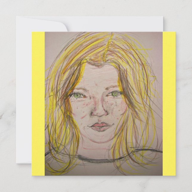 Convite Menina Modelo (Frente)