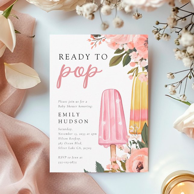 Convite Menina pronta para Pop (Criador carregado)