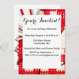 Convite Menina retro vintage boneca criança