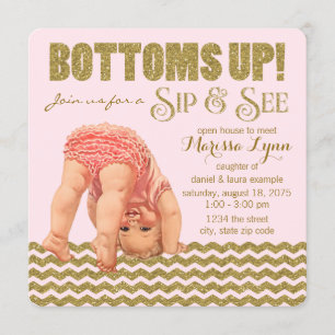 Convite Meninas Bebem e Enxergam