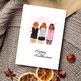 Convite Meninas de Halloween