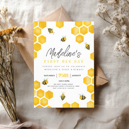 Convite Meninas Doce Verão Primeiro primeiro aniversario d