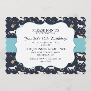 Convite Meninas equestres clássicas, décimo quinto anive