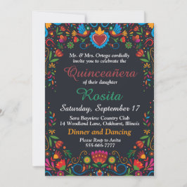Convite Meninas Espanholas Coloridas Aniversário de 15 ano