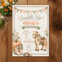 Meninas Lindas Montam Cavalo Abóbora Aniversário