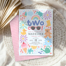 Meninas Rosa Dois Legal Verão Splash Segundo Anive