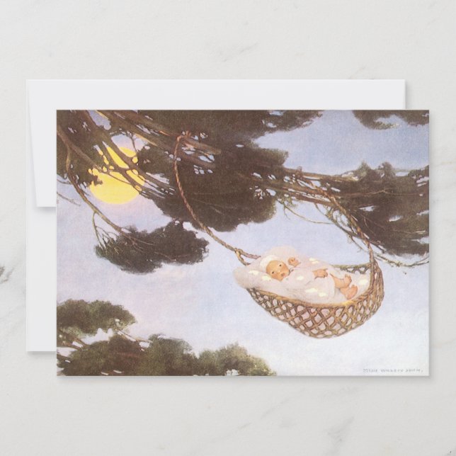 Convite Menino na árvore Hassoc por Jessie Willcox Smith (Frente)