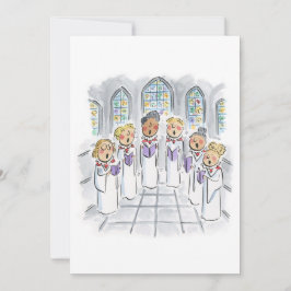 Convite Meninos do coro