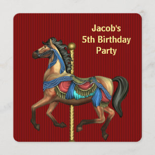 Convite Meninos qualquer Festa de aniversário numérica