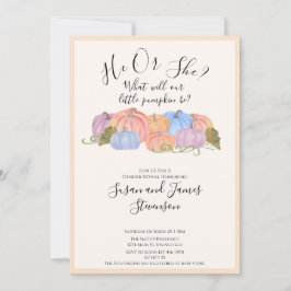 Convite Menor Gênero Revela Pequeno Tema da Abóbora Convit