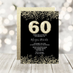 Convite Menores e Dourados ou mulheres 60ª Festa de aniver