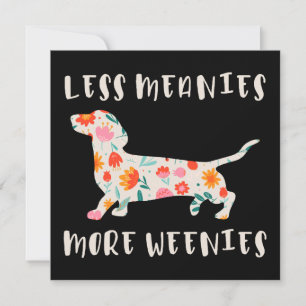 Convite Menos meanies mais weenies
