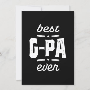 Convite Mens Best G-Pa Ever Gift Avô Gift