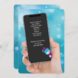 Convite Mensagem de Texto da Festa de Natal