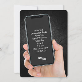 Convite Mensagem de Texto de festa de formatura