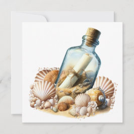 Convite Mensagem em uma garrafa