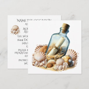 Convite Mensagem numa Garrafa