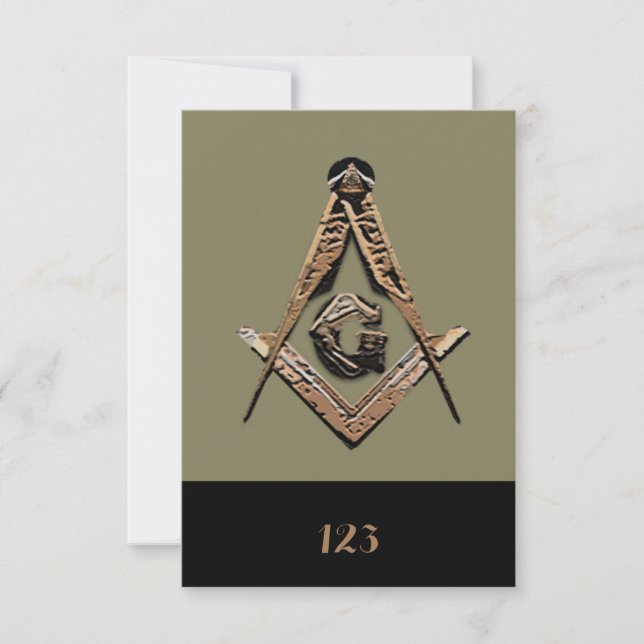 Convite Mentes Masônicas (Ouro) (Frente)