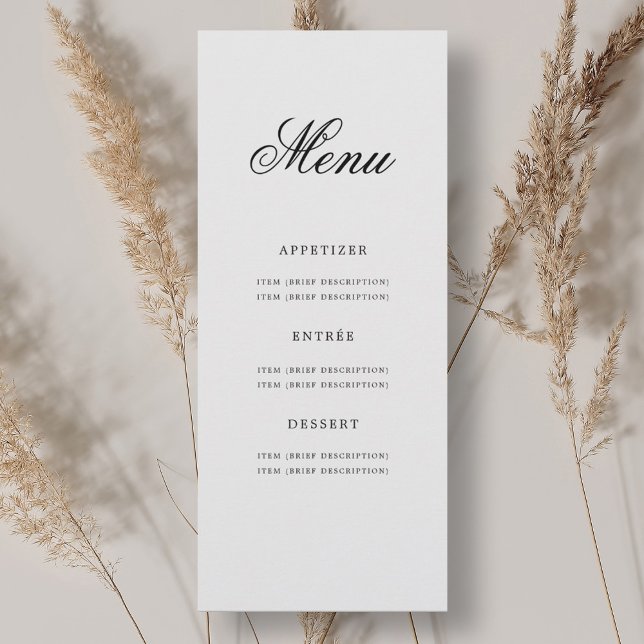 Convite Menu de Festa de aniversário Elegante do 70 SÉCULO (Elegant 70th Seventy Birthday Party Menu Invitation)