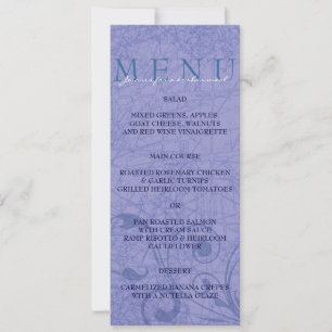 Convite Menu de Janto Dinheiro do Casamento Judaico da Cad