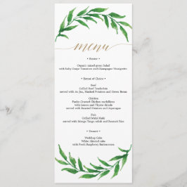 Convite Menu ou Chá de panela Greenery Wedding